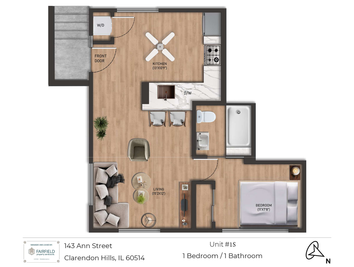 143 Ann Street Unit-1S